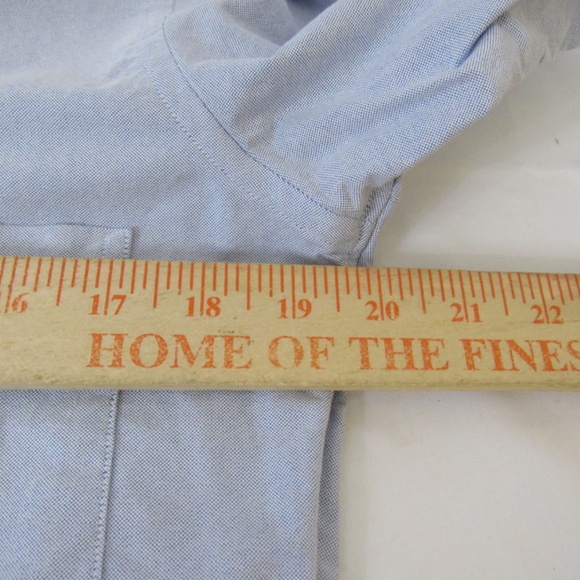 Thom Browne Men's Classic Blue Oxford Shirt Grosgrain TB00 S - Picture 5 of 15